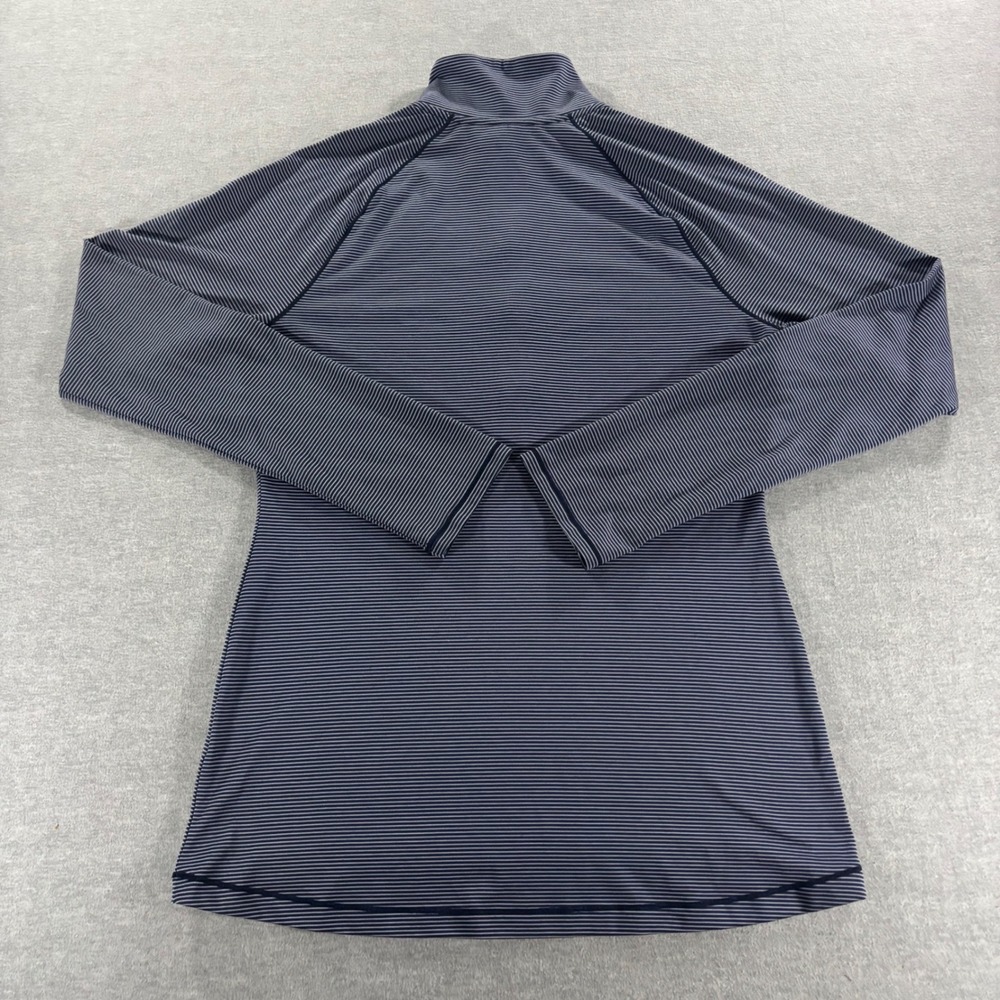 Under Armour Notre Dame Fighting Irish Navy Striped HeatGear 1/4 Zip Pullover S - Picture 8 of 8